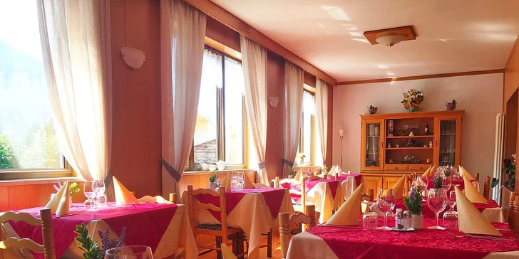 Talianske Alpy: horský hotel s polpenziou a turistickou kartou až pre 9 osôb