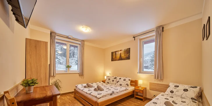 Relax v Janských Lázňach: pobyt s raňajkami, wellness a zábava nielen na lyžiach