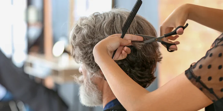 Pánsky a dámsky strih, farbenie, vlasová kúra alebo spoločenský účes