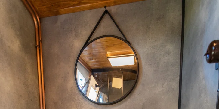 Luxusná maringotka Za humny so saunou v prírode neďaleko Bouzova a Javoříčskych jaskýň