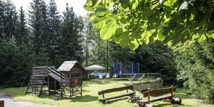 Pobyt v malebnej drevenici na okraji Harrachova s bohatou polpenziou formou bufetu