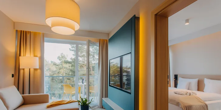 Luxusný hotel pri Baltskom mori: polpenzia, wellness, bazény, atrakcie pre deti a zábava nielen pre ne