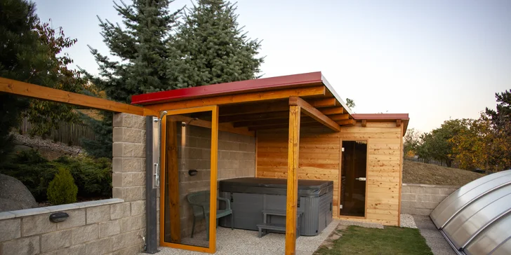 Relax na Vysočine: vybavený bungalov s možnosťou wellness