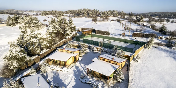 Relax na Vysočine: vybavený bungalov s možnosťou wellness