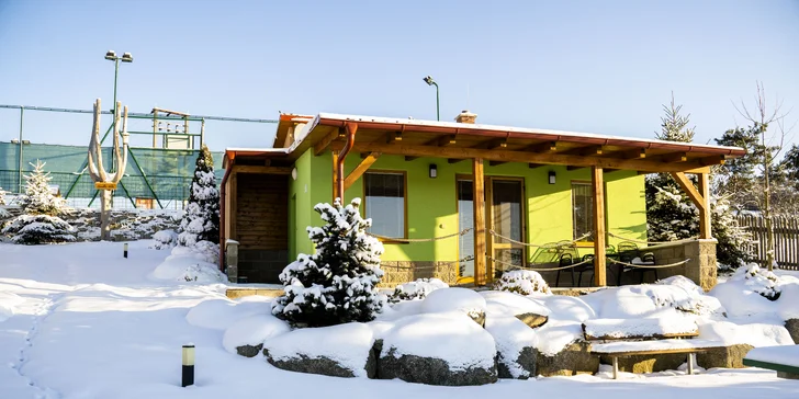 Relax na Vysočine: vybavený bungalov s možnosťou wellness