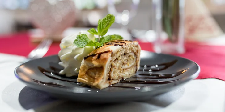 3-chodové menu pre dve osoby v útulnom penzióne SET