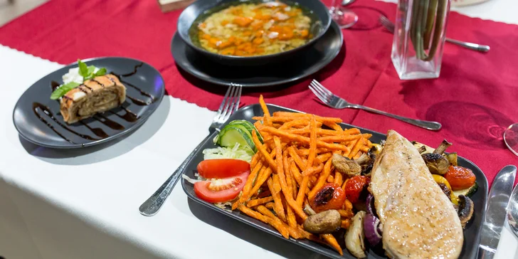 3-chodové menu pre dve osoby v útulnom penzióne SET