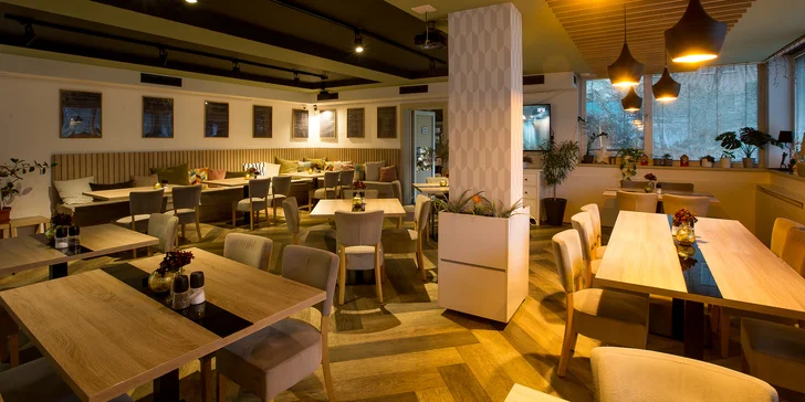 3-chodové menu pre dve osoby v útulnom penzióne SET