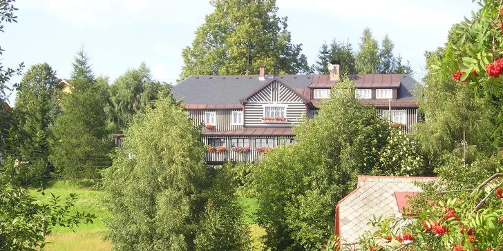 Krásy Krkonôš a Benecka: rodinný penzión s polpenziou a kartou zliav