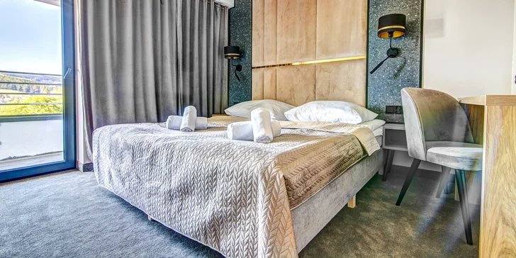 Relaxačný pobyt v kúpeľnej Krynici Zdrój: strava, veľkorysý bazén aj wellness