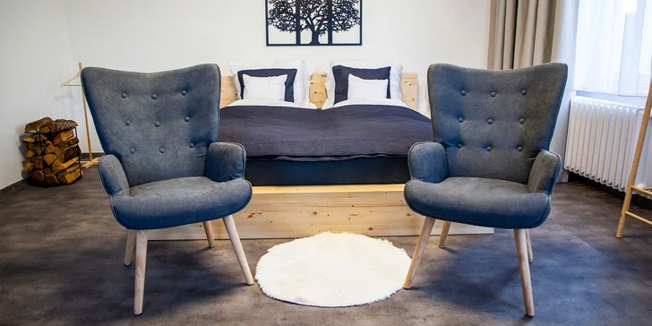 Moderný apartmán s kuchynkou v centre Vsetína pre pár aj skupinu až 4 osôb