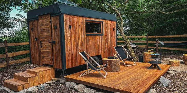 Romantické dobrodružstvo v štýlovej maringotke neďaleko CHKO Brdy