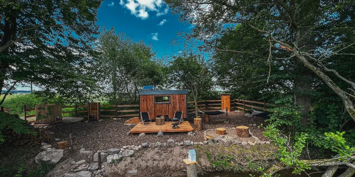 Romantické dobrodružstvo v štýlovej maringotke neďaleko CHKO Brdy