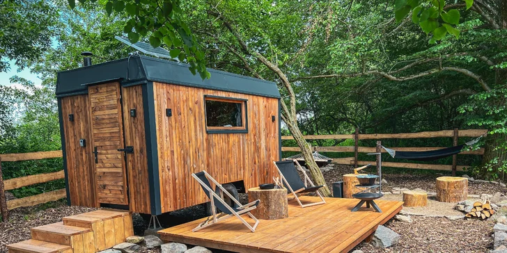 Romantické dobrodružstvo v štýlovej maringotke neďaleko CHKO Brdy