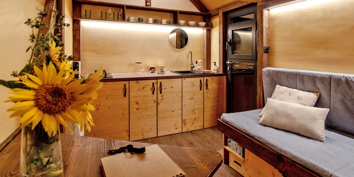 Vybavený tiny house uprostred Balinského údolia: prírodný vyhrievaný sud, gril aj parkovanie zadarmo