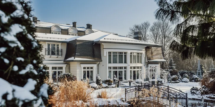 Pobyt v luxusnom hoteli 20 minút autom od Katovíc: raňajky, vouchery do reštaurácie, hodina wellness so saunou a vírivkou