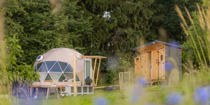 Romantický pobyt v luxusnej ulite glampingového štýlu na Morave