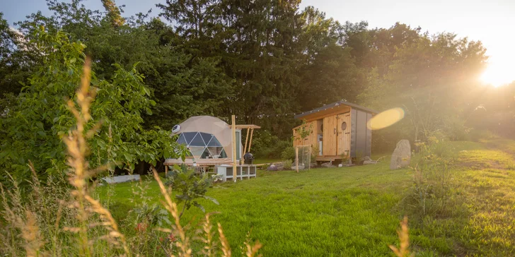 Romantický pobyt v luxusnej ulite glampingového štýlu na Morave