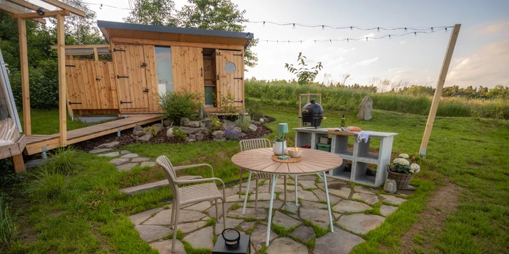 Romantický pobyt v luxusnej ulite glampingového štýlu na Morave