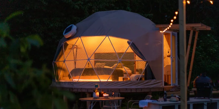 Romantický pobyt v luxusnej ulite glampingového štýlu na Morave