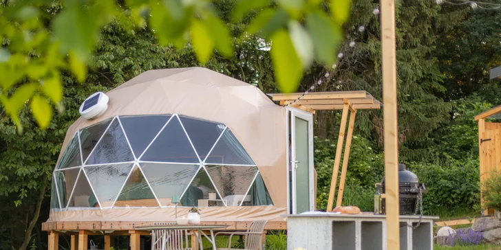 Romantický pobyt v luxusnej ulite glampingového štýlu na Morave
