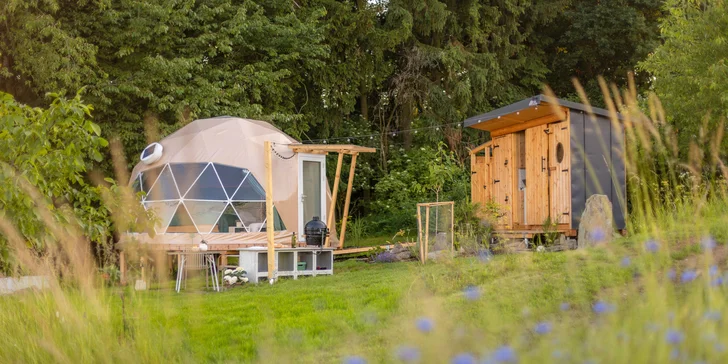 Romantický pobyt v luxusnej ulite glampingového štýlu na Morave