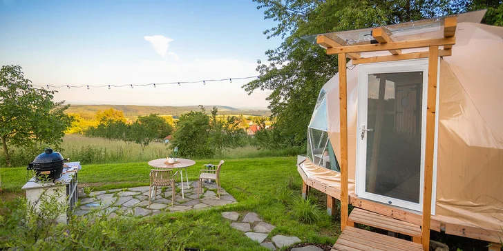 Romantický pobyt v luxusnej ulite glampingového štýlu na Morave