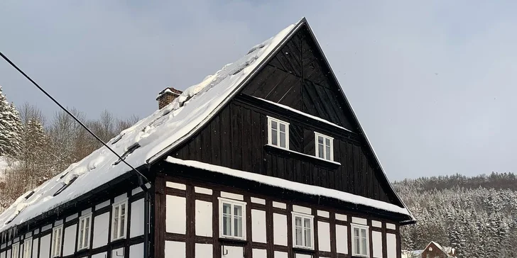 Útulné apartmány, izby či domček v Kryštofovom Údolí: možnosť raňajok aj polpenzie