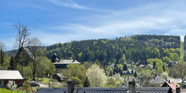 Útulné apartmány, izby či domček v Kryštofovom Údolí: možnosť raňajok aj polpenzie