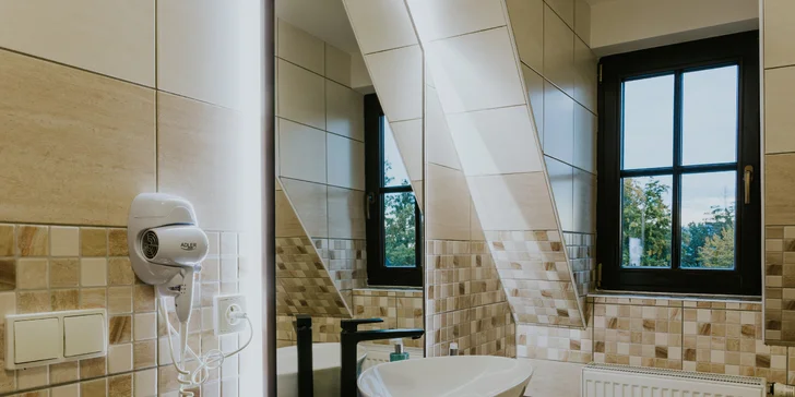 Pobyt pri rozhľadni Liberecká výšina: strava, možnosť izby s vírivou vaňou, wellness aj elektrobicykle