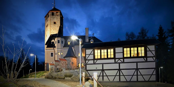 Pobyt pri rozhľadni Liberecká výšina: strava, možnosť izby s vírivou vaňou, wellness aj elektrobicykle