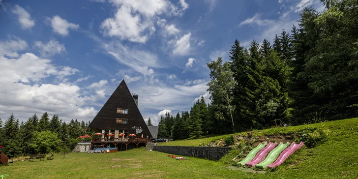 Dovolenka v Krkonošiach neďaleko Špindlu so stravou, bazénom aj zázemím pre deti