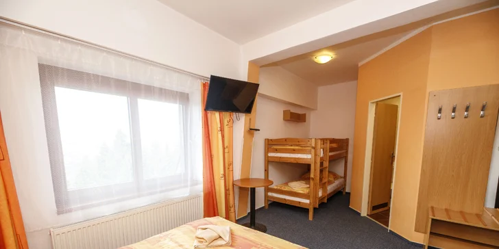 Dovolenka v Krkonošiach neďaleko Špindlu so stravou, bazénom aj zázemím pre deti