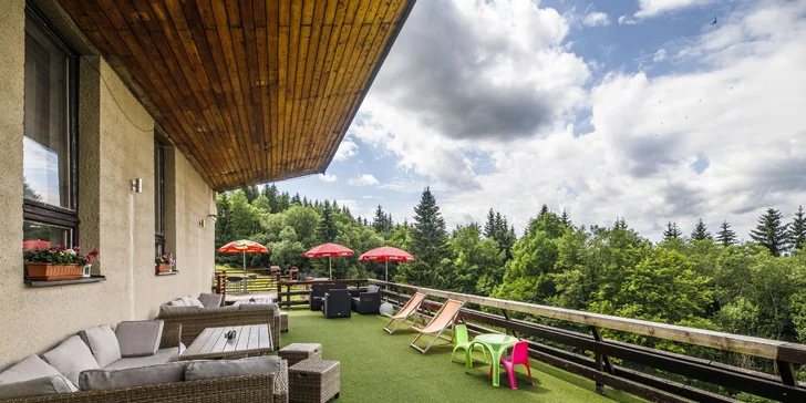 Dovolenka v Krkonošiach neďaleko Špindlu so stravou, bazénom aj zázemím pre deti