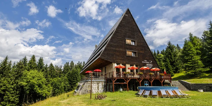 Dovolenka v Krkonošiach neďaleko Špindlu so stravou, bazénom aj zázemím pre deti