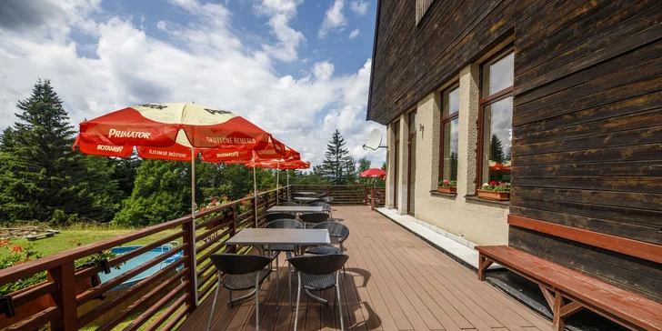 Dovolenka v Krkonošiach neďaleko Špindlu so stravou, bazénom aj zázemím pre deti