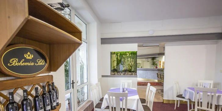 Kúpeľné hýčkanie v Mariánskych Lázňach s raňajkami alebo polpenziou a procedúrami