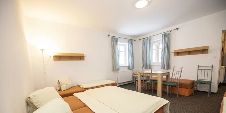 Aktívna dovolenka na chalupe v Krkonošiach: s raňajkami alebo polpenziou, pre páry aj rodiny, dieťa zdarma