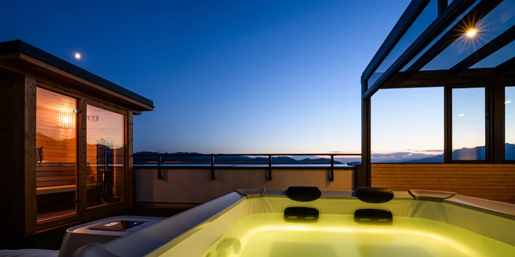 Pokoj a Tatry ako na dlani: pobyt v apartmáne s privátnym wellness pre 2 až 4 osoby