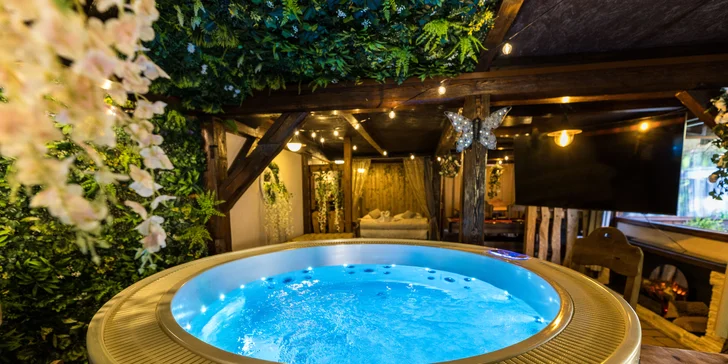 Wellness pobyt v Pardubiciach: izby alebo domček s vírivkou a saunou, soľná jaskyňa aj privátne wellness