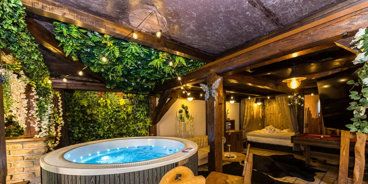 Wellness pobyt v Pardubiciach: izby alebo domček s vírivkou a saunou, soľná jaskyňa aj privátne wellness