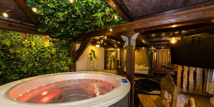 Wellness pobyt v Pardubiciach: izby alebo domček s vírivkou a saunou, soľná jaskyňa aj privátne wellness