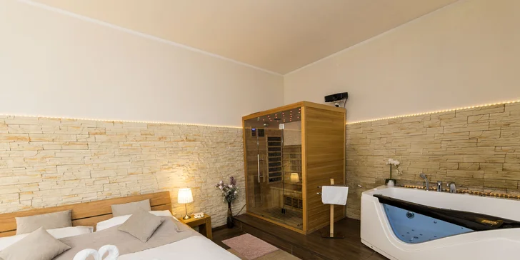 Wellness pobyt v Pardubiciach: izby alebo domček s vírivkou a saunou, soľná jaskyňa aj privátne wellness