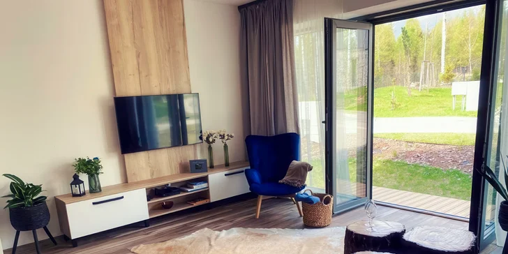 Rodinná dovolenka v moderne zariadenej chate na úpätí Vysokých Tatier