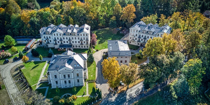 Luxusný hotel v kúpeľnom meste v poľských Jizerkách: neobmedzený wellness, jedlo, detské herne