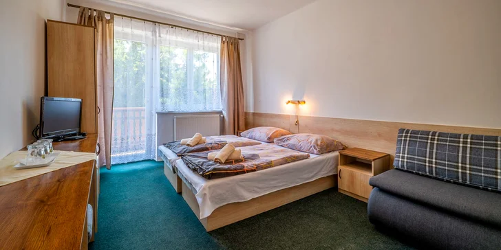 Liptovská pohoda s polpenziou a turistikou za rohom