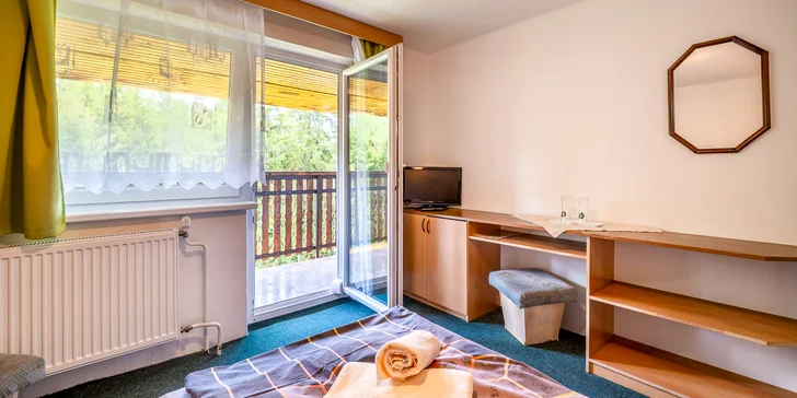 Liptovská pohoda s polpenziou a turistikou za rohom