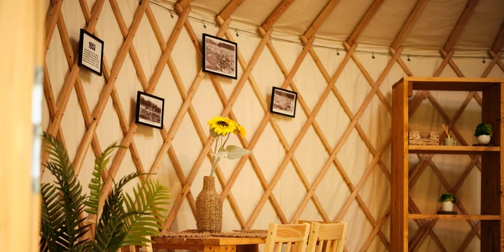 Originálne ubytovanie v mongolskej jurte pre 2 až 4 osoby