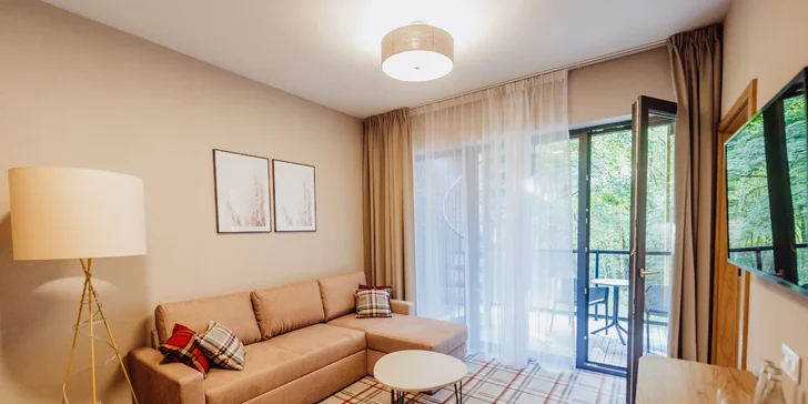 Adults only apartmány v poľskom Karpaczi: jedlo a wellness, varianta s privátnou saunou v izbe