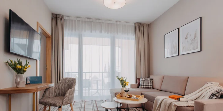 Adults only apartmány v poľskom Karpaczi: jedlo a wellness, varianta s privátnou saunou v izbe